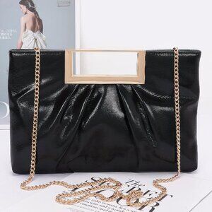 Faux Leather Clutch